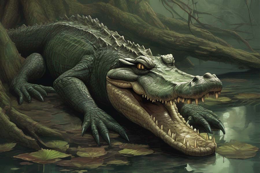 crocodile ai generated